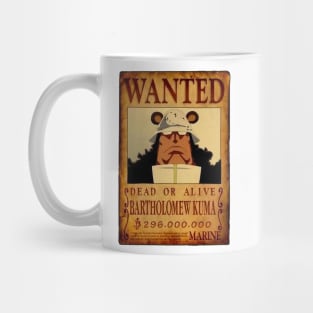 Bartholomew Kuma Wanted Poster Mug